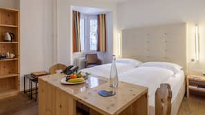Memory foam beds, minibar, in-room safe, desk