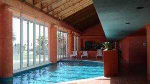 Indoor pool, outdoor pool