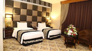 Premium bedding, minibar, in-room safe, desk