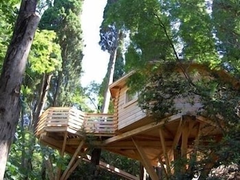 Les Cabanes Dans Les Bois in Villedubert, France