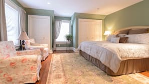 Egyptian cotton sheets, pillow top beds, free WiFi