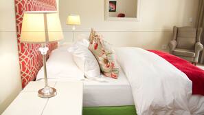 Premium bedding, down duvet, minibar, in-room safe