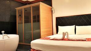 Literie de qualité supérieure, minibar, coffre-forts dans les chambres