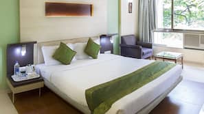 In-room safe, desk, iron/ironing board, rollaway beds