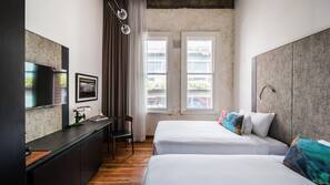 Premium bedding, down duvet, pillow top beds, minibar