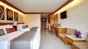 Minibar, in-room safe, desk, rollaway beds