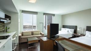 Pillow top beds, in-room safe, desk, iron/ironing board