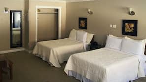 1 bedroom, individually decorated, individually furnished, desk
