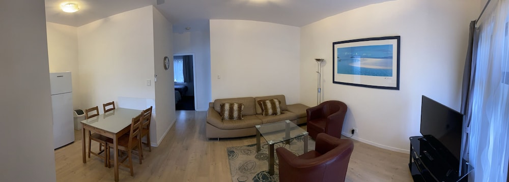 Living area, Atlantic West Beach Apartments