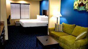1 bedroom, premium bedding, desk, iron/ironing board