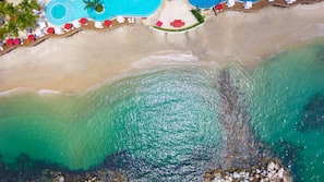 2 outdoor pools, pool umbrellas, sun loungers