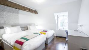 Premium bedding, free WiFi, linens