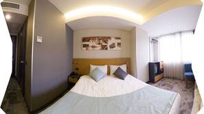 Draps en coton égyptien, literie de qualité supérieure, minibar