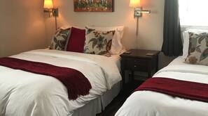 Premium bedding, blackout curtains, free WiFi, linens