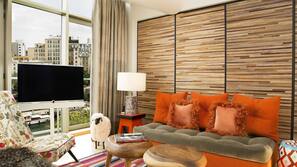 Premium bedding, in-room safe, soundproofing, iron/ironing board