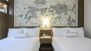 埃及棉床單、高級寢具、Select Comfort 床墊、迷你吧