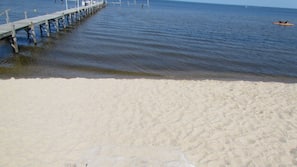 Private beach