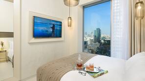 Literie hypoallergénique, minibar, coffre-forts dans les chambres