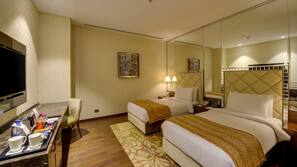 Premium bedding, in-room safe, desk, blackout curtains