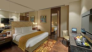 Premium bedding, in-room safe, desk, blackout curtains
