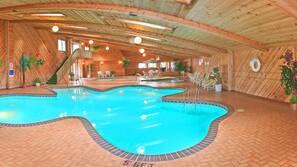 Indoor pool, outdoor pool