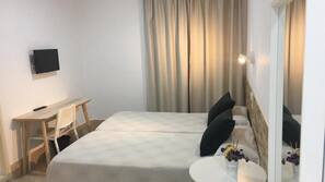 Iron/ironing board, free cots/infant beds, free WiFi, linens