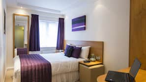 Desk, iron/ironing board, free WiFi, linens