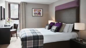 In-room safe, iron/ironing board, free WiFi, linens