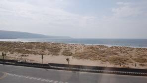 On the beach