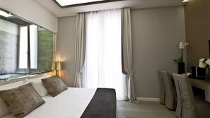Premium bedding, minibar, in-room safe, desk
