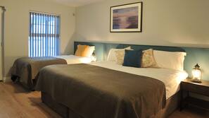 Desk, iron/ironing board, free cribs/infant beds, free WiFi