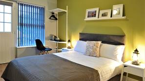 Desk, iron/ironing board, free cribs/infant beds, free WiFi