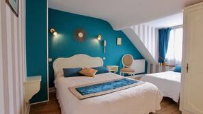 Premium bedding, in-room safe, individually decorated