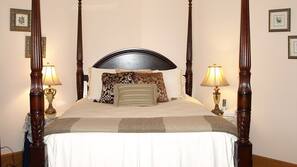 Premium bedding, individually decorated, individually furnished