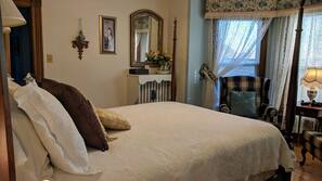 Premium bedding, individually decorated, individually furnished