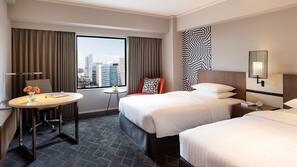 Minibar, in-room safe, desk, blackout curtains