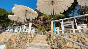 Privatstrand, Sporttauchen, Schnorcheln, Strandbar