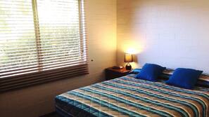 Premium bedding, desk, rollaway beds