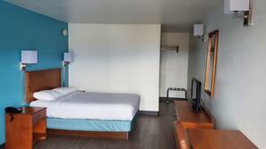 Pillowtop beds, free WiFi, bed sheets
