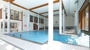 Piscina coperta, piscina all'aperto
