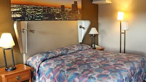 Desk, free WiFi, linens
