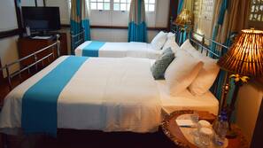 Premium bedding, rollaway beds, free WiFi