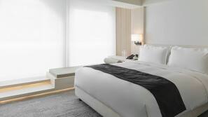 เครื่องนอนระดับพรีเมียม, ผ้านวมขนเป็ด, เตียงเมมโมรีโฟม, มินิบาร์ฟรี