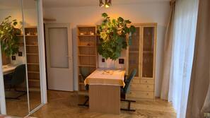 Iron/ironing board, cribs/infant beds, free WiFi, linens