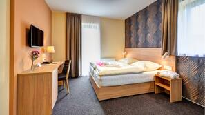 In-room safe, blackout drapes, cribs/infant beds, rollaway beds
