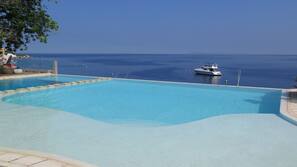 Outdoor pool, an infinity pool