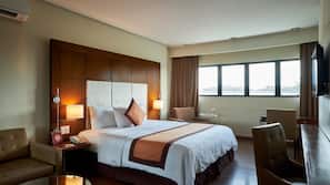 In-room safe, desk, iron/ironing board, free cribs/infant beds