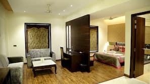Premium bedding, minibar, in-room safe, desk