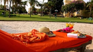 Private beach