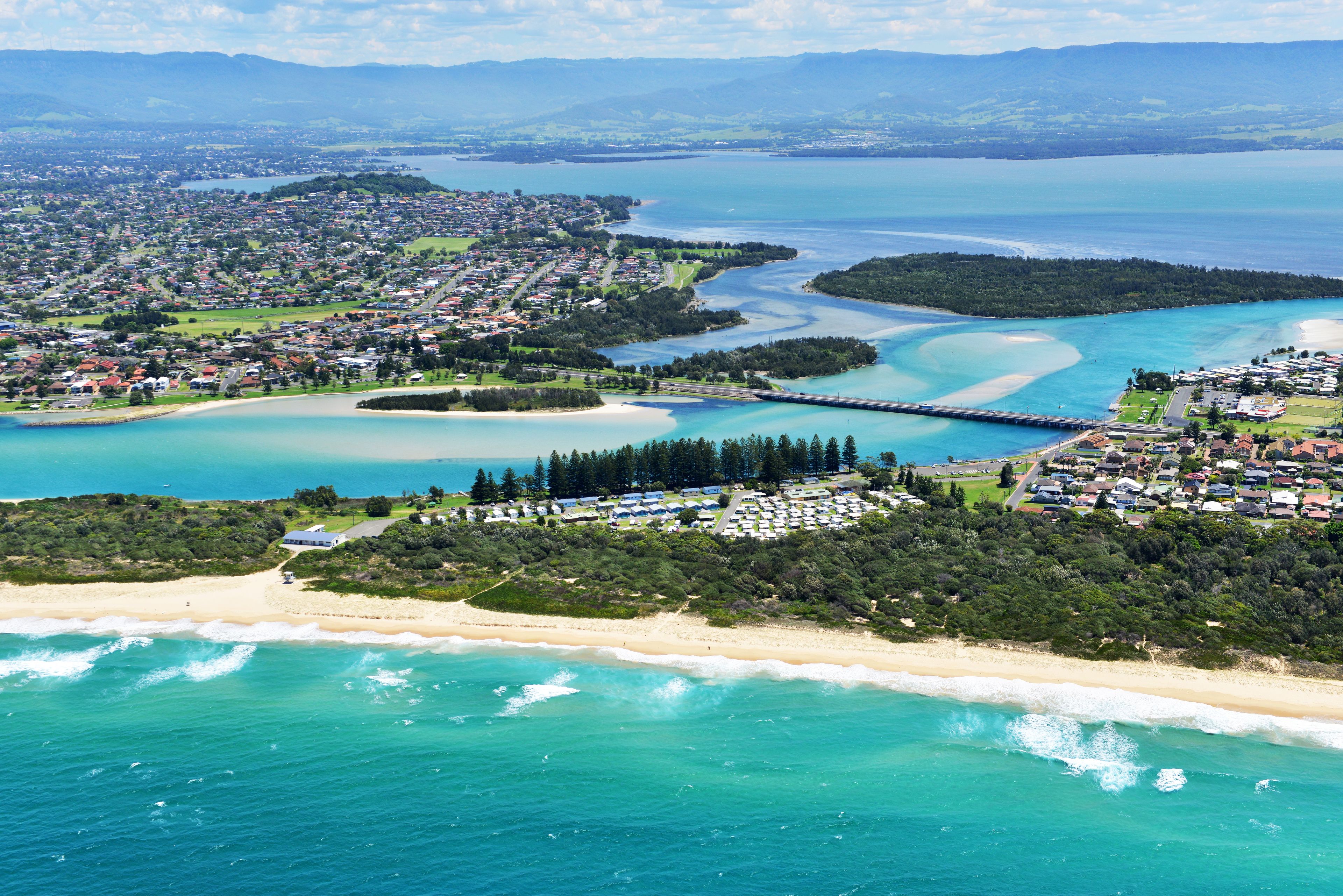 Windang Beach Tourist Park in Wollongong, Australia